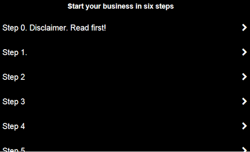 Business in 6 steps