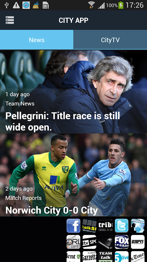 CityApp - Manchester City FC – Android Apps on Google Play