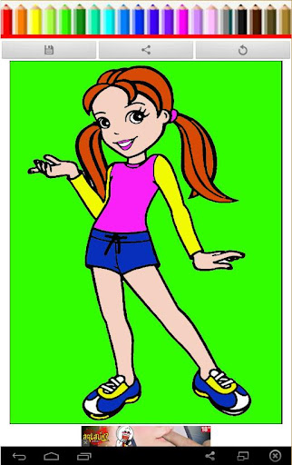 Coloring Book Pocket Polly