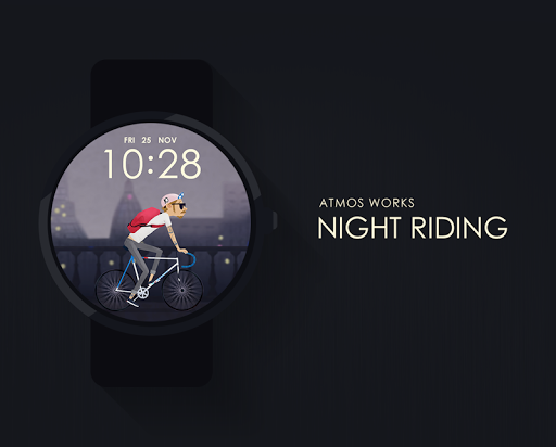 Night Riding watchface by Atmo