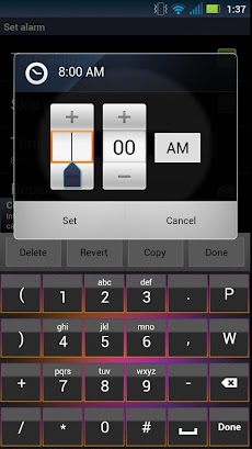 「Sleek Neon Keyboard Skin」 - Androidアプリ | APPLION