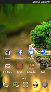 download Tema Kartun Alam Hijau HD free