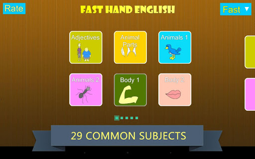 Fast Hand English