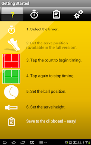 Tennis Serve Speed Lite screenshot 3