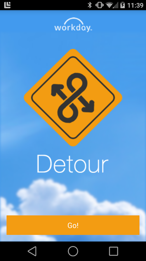 Android application Detour screenshort