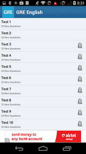 GRE English Screenshots 0