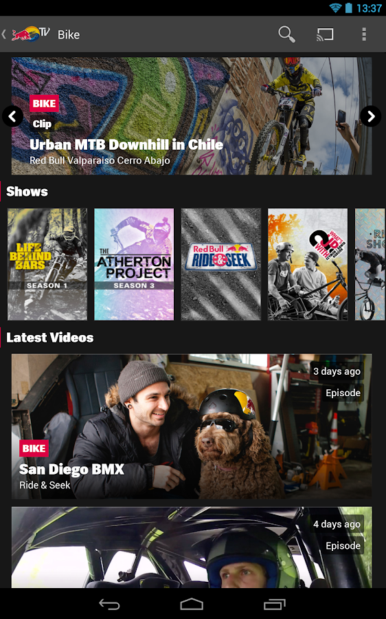 Red Bull TV Android Apps on Google Play