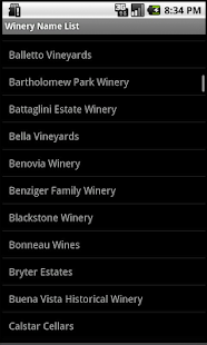 Sonoma County Winery Finder Screenshots 2