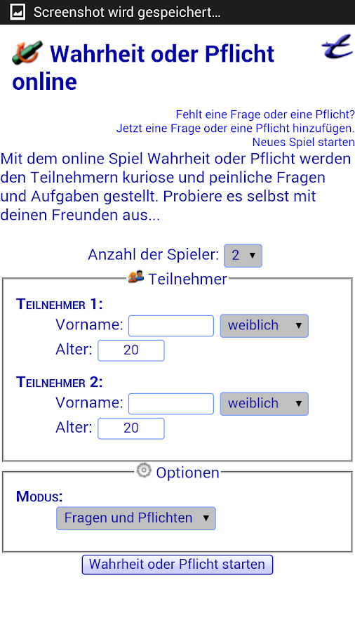 wahrheit oder pflicht spiel online wahrheit oder pflicht spiel online