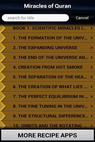 Miracles of Quran (Islam) Screen 2