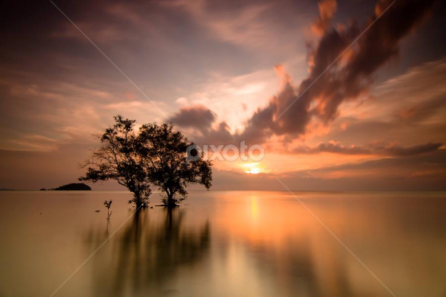 Sunset in Tanjung Pendem by Alfi Nurulhida - Landscapes Sunsets & Sunrises