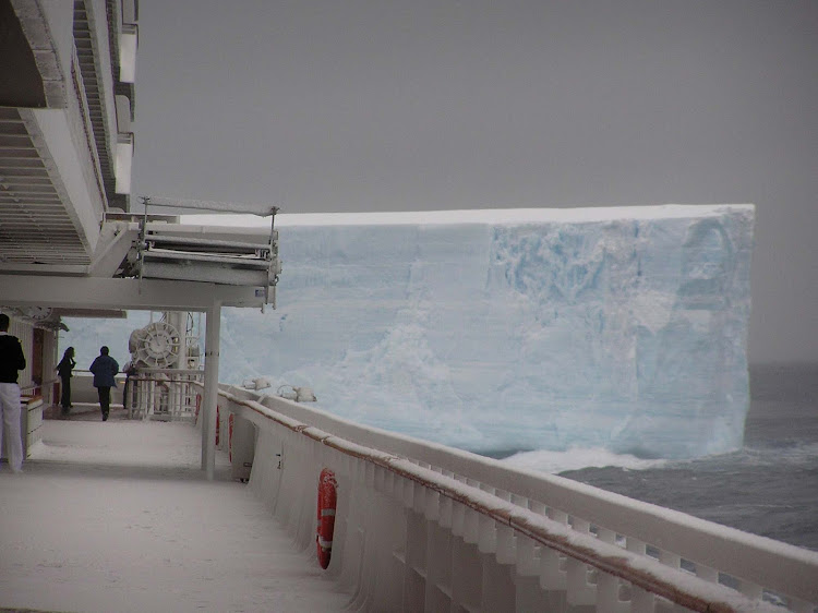 Take in a close-up view of an iceberg while aboard Crystal Symphony.