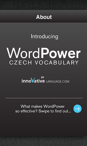 Learn Czech WordPower