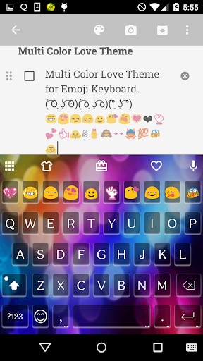 Multicolor Emoji Keyboard Skin