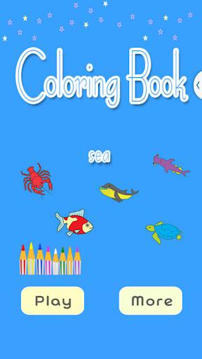 Coloring sea friends
