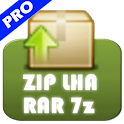 解凍ツールPro(ZIP/LHA/RAR/7z)機能追加版 logo