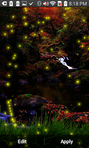 【免費娛樂App】Fireflies Live Wallpaper-APP點子