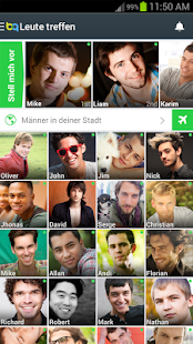Android-Anwendung BoyAhoy - Gay Chat & Friend Screenshot