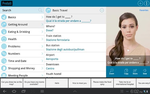 Italian Dictionary with Video Screenshots 1