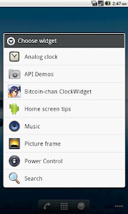 Free Download Bitcoin-chan ClockWidget APK for Android