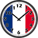 France Flag Analog Clock