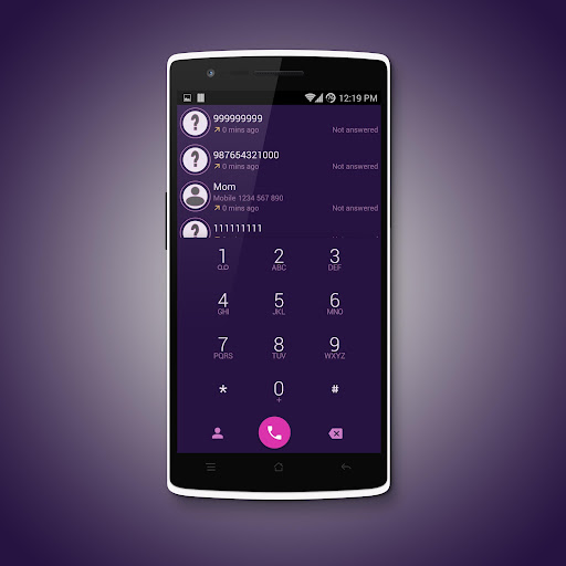 【免費個人化App】ExDialer Theme Material Purple-APP點子