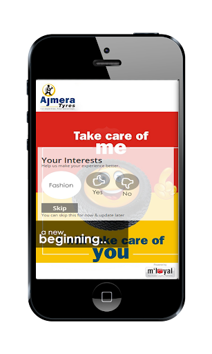 Ajmera Tyres mLoyal App