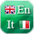 English - Italian Flashcards mobile app icon