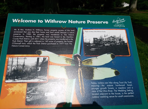 Withrow Nature Preserve Welcome