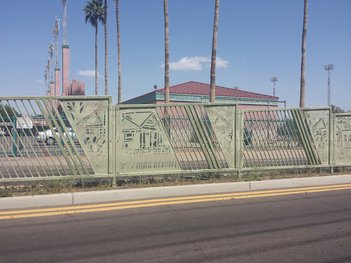 Artistic Fence Mural 
