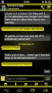 How to install GO SMS Canary Cobalt - Theme 1.3 apk for bluestacks