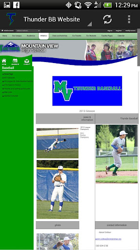 【免費運動App】MVHS Thunder Baseball-APP點子