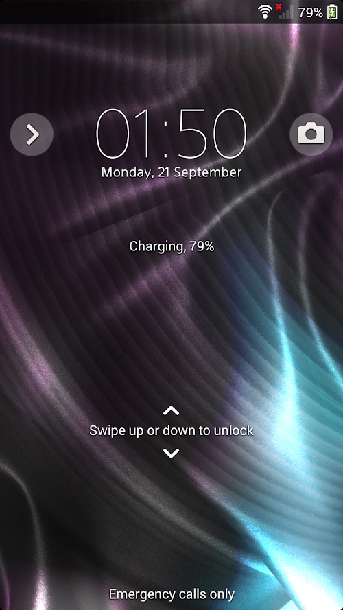 Android application XPERIA™ Organix Theme screenshort