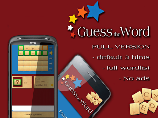 【免費拼字App】Guess the Word ™ FULL VERSION-APP點子