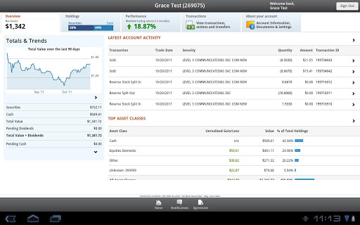 Mack Investment Securities App