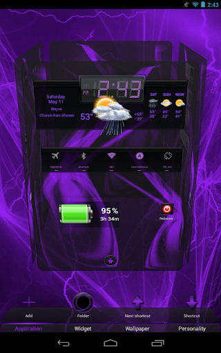 【免費個人化App】Next Launcher 3D Purple Wind-APP點子