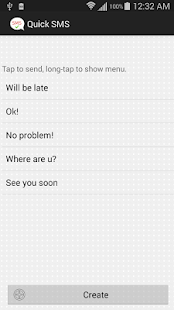 Lastest One Tap SMS APK