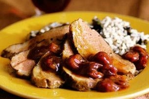 Grilled Duck Breasts with Dried Cherry-Zinfandel Sauce