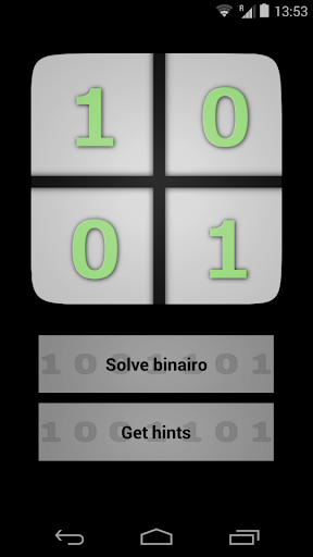 Binairo Solver