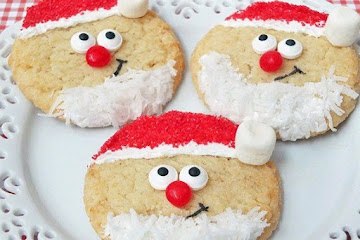Santa Sugar Cookies