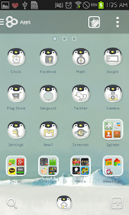 Free Babyemperorpenguin go launcher APK for Android