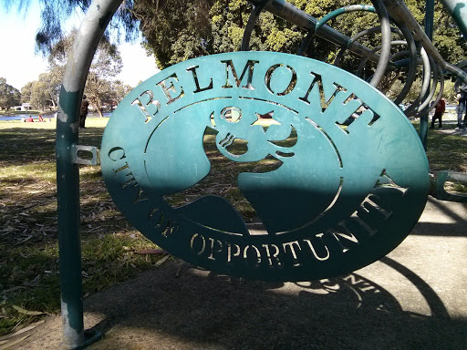Belmont City of Opportunity Sign