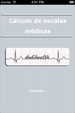 Android application Escalas Médicas screenshort