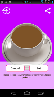 Tea Live Wallpaper Screenshots 1