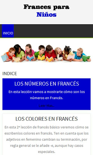 Curso de Francés para niños