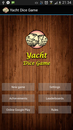 Yacht Dice Game