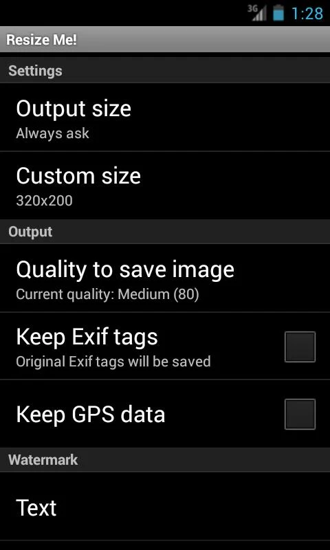 Resize Me! Pro - screenshot