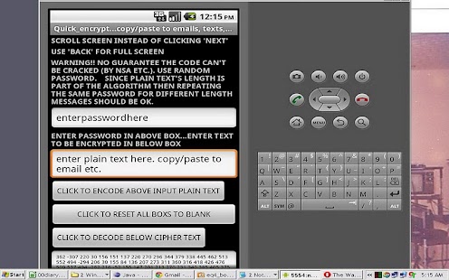 QUICK ENCRYPT for emails, etc. Screenshots 0