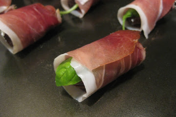 Prosciutto Goat Cheese Stuffed Dates