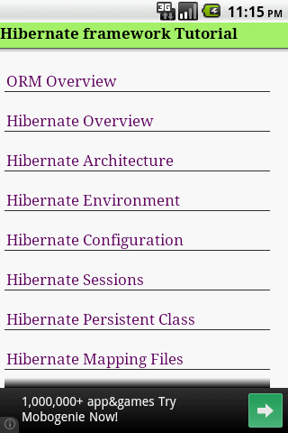 Hibernate Tutorial